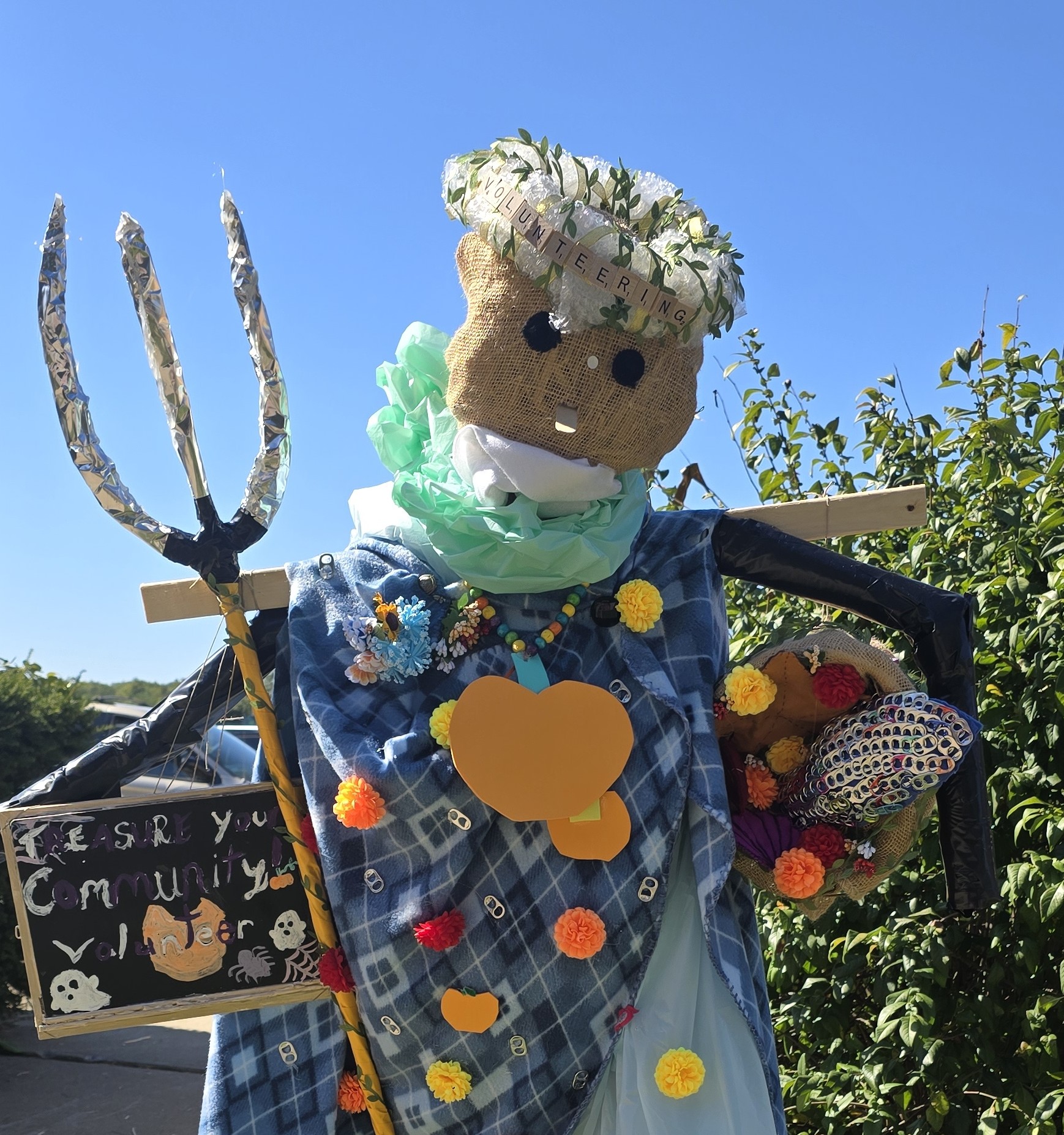 Scarecrow made by Seekonk Community.