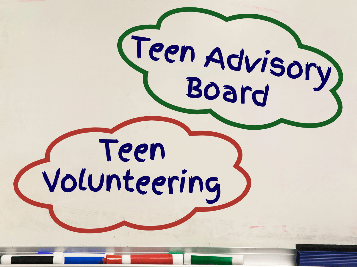 teen volunteering teen advisory board